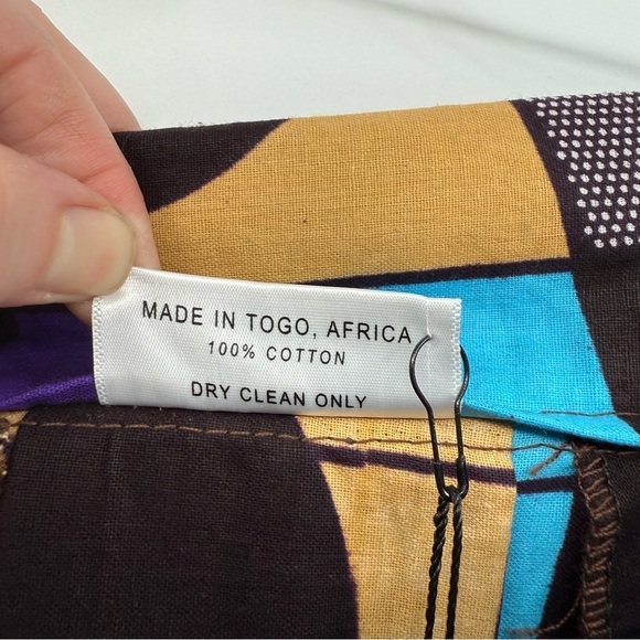 Francis + Benedict Moubarak Art Deco Art to Wear Midi Pleated A-Line Skirt S - Picture 4 of 10